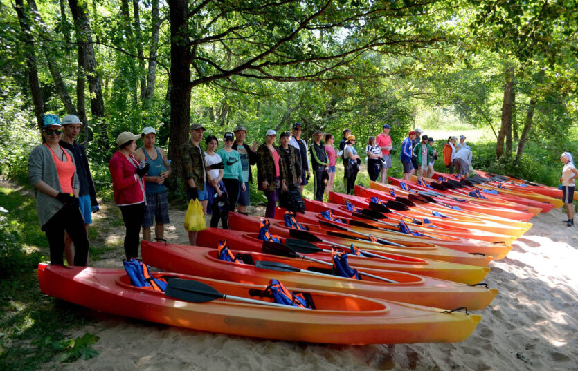 Сплав по реке Ислочь