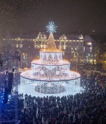 Новогодняя елка в Вильнюсе