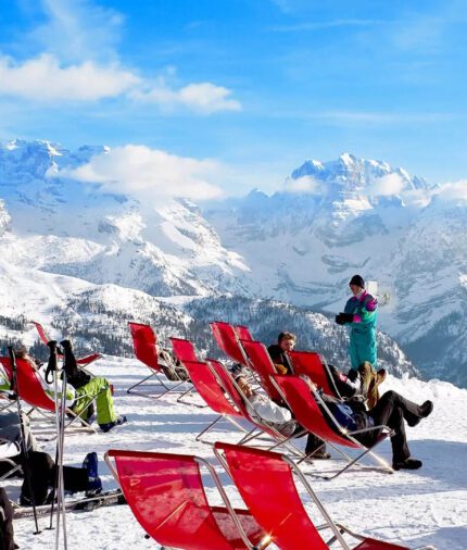 Автобусный тур в горы Италии катание на горных лыжах Мадонна ди Кампильо